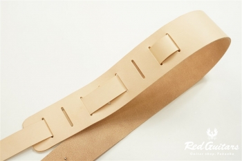 Plain Leather - Natural & Round Studs